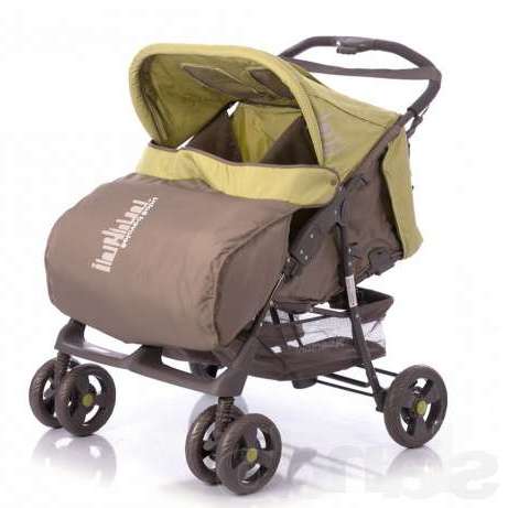 Прогулочная коляска для двойни Bertoni Twin apple green